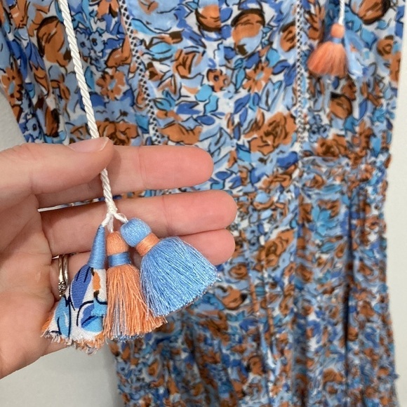 Poupette St Barth Clara Ruffled Mini Dress - Picture 5 of 9